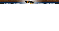 Desktop Screenshot of mcgregor-texas.com